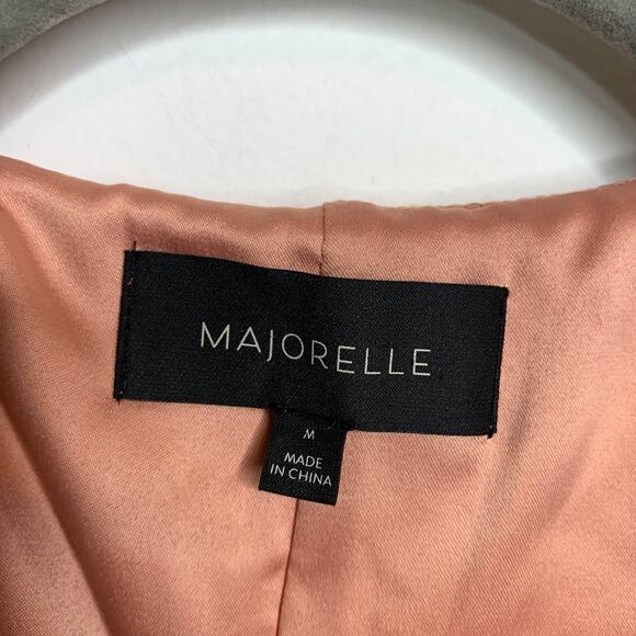 NWOT MAJORELLE Roma y2k 90s top flared sleeve lace ruffle button Barbiecore 2630 - Picture 7 of 12